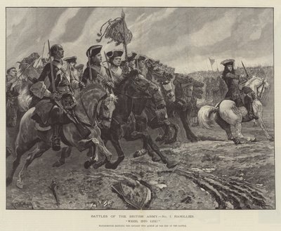 Battles of the British Army, Ramillies by Richard Caton Woodville junior